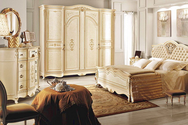 Потрясающий дизайн современной спальни картинка